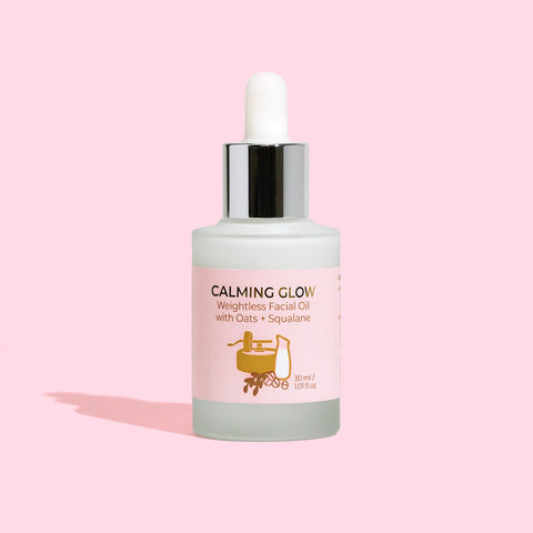 Calming Glow Weightless Facial Oil with Oats and Squalane