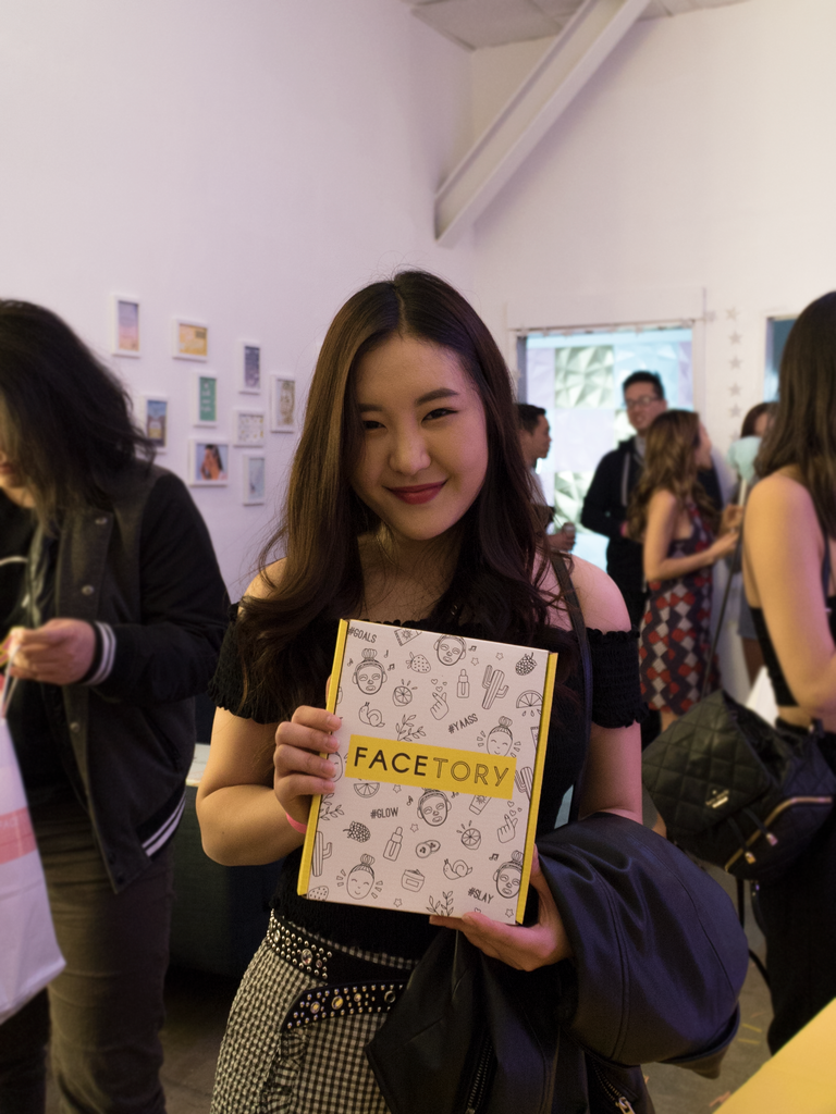 Megan Lee with our FaceTory LUX box (: 