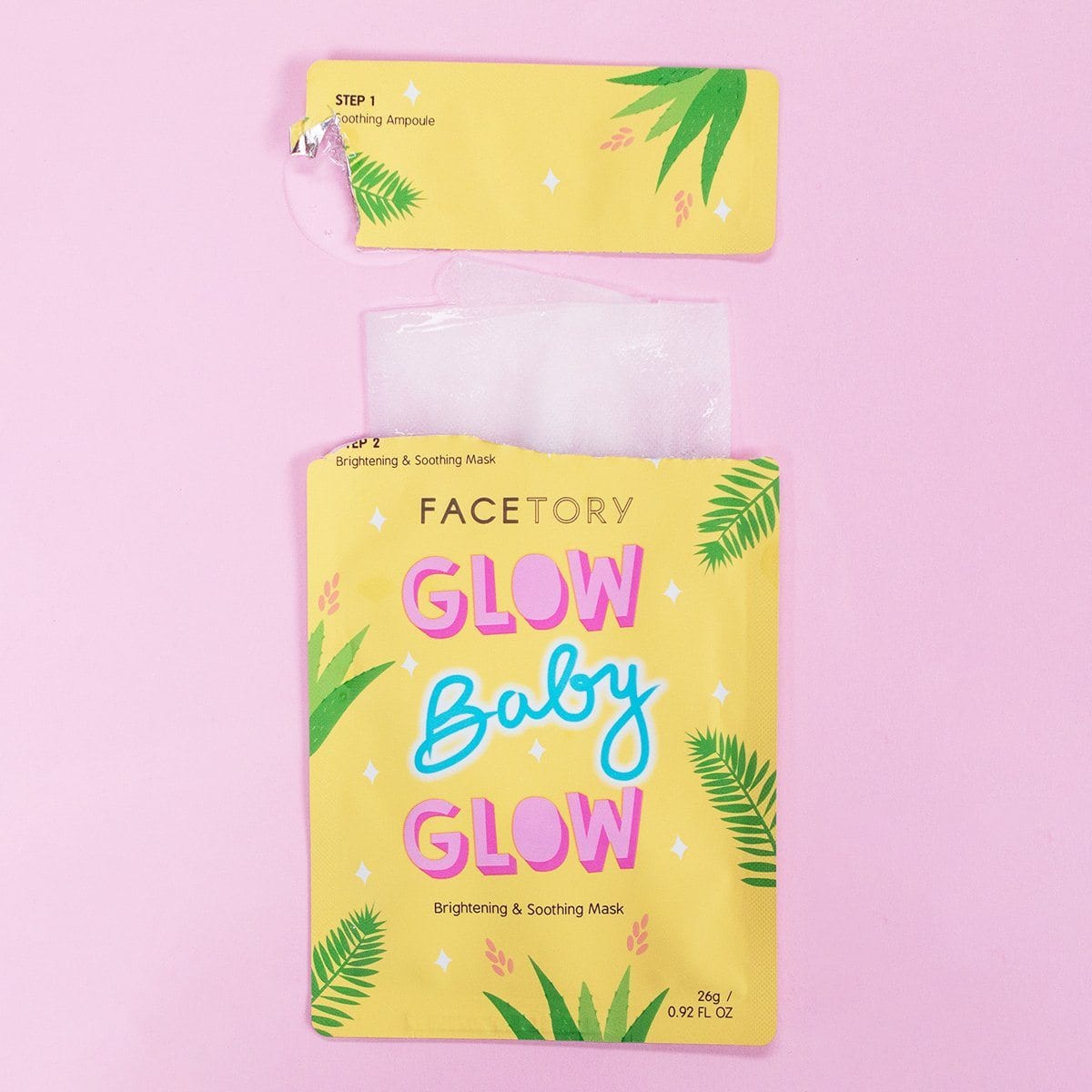 Glow Baby Glow 2-Step Sheet Mask - Brightening & Soothing