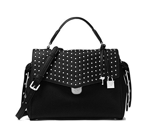 michael kors bristol studded leather satchel