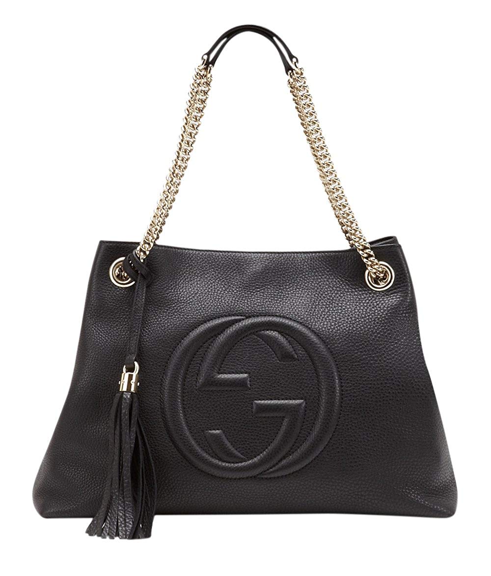 Gucci Soho 308982 Black leather bag features– Bag Lady Shop