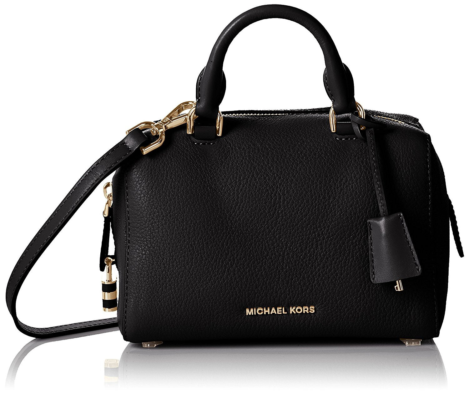 MICHAEL Michael Kors Kirby Extra Small Satchel Black Satchel Handbags ...