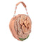 Mary Frances Pink Petals Top Handle Bag Crossbody hand-beaded purse Bag NEW