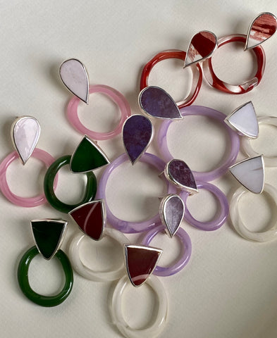 A pile of Aura hoops in different sizes and colors