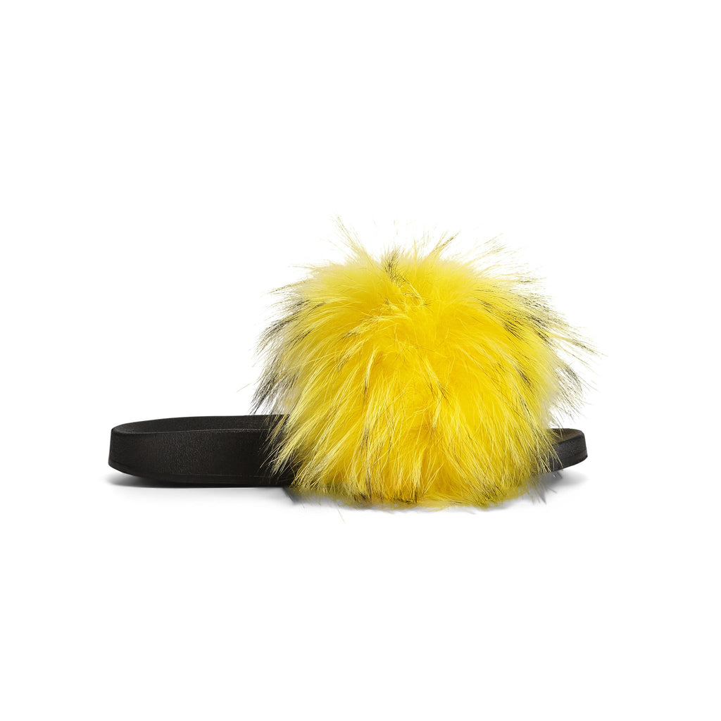 neon yellow fur slides