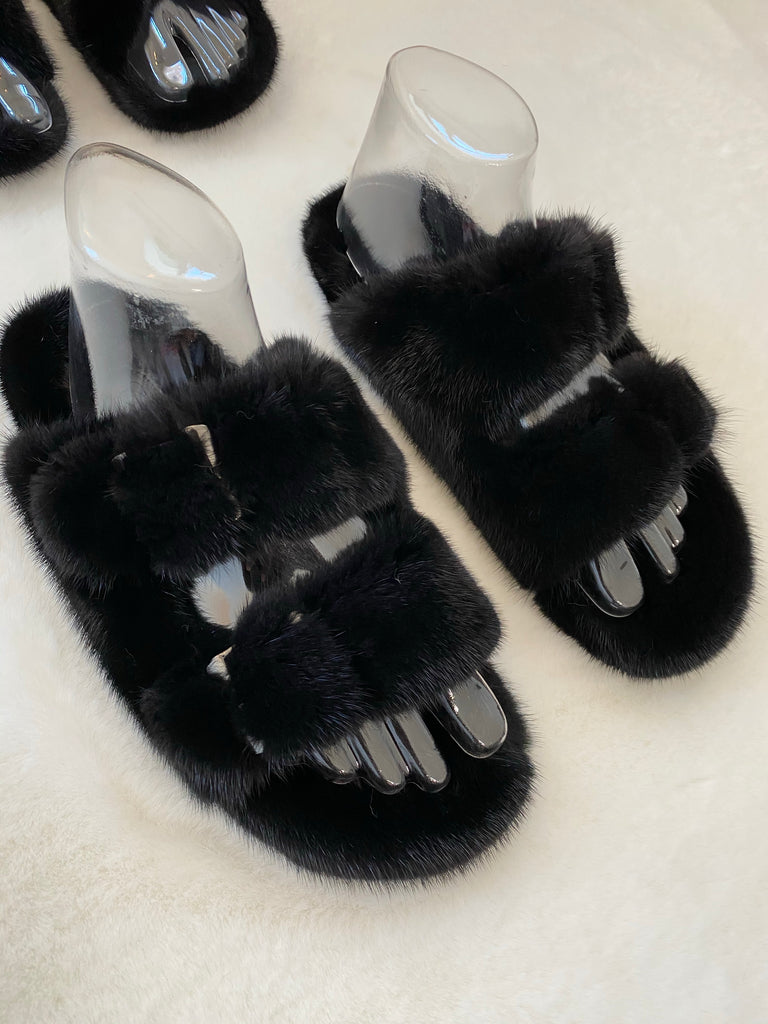 Confetti Mink Slides – Confetti Boutique