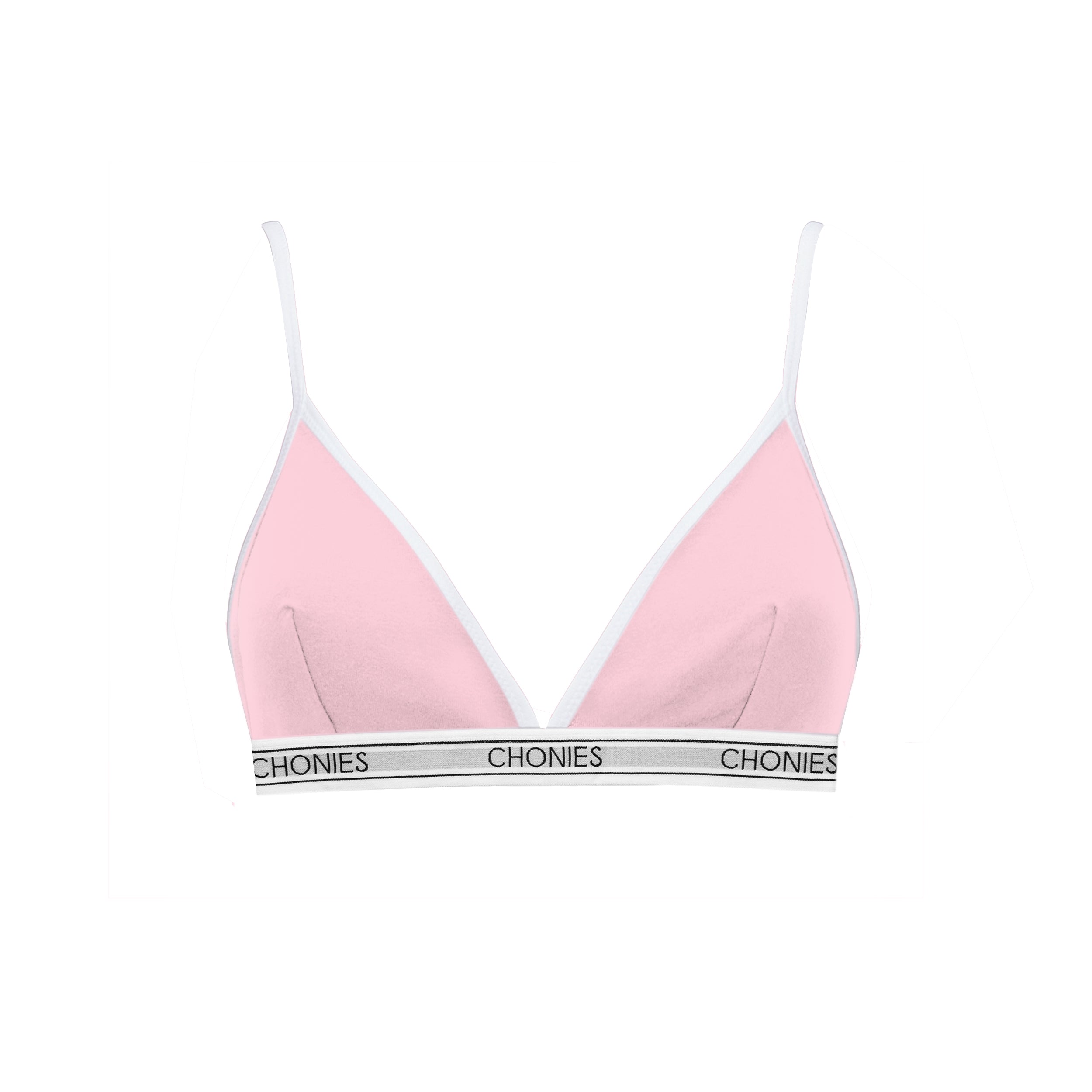 pink triangle bra