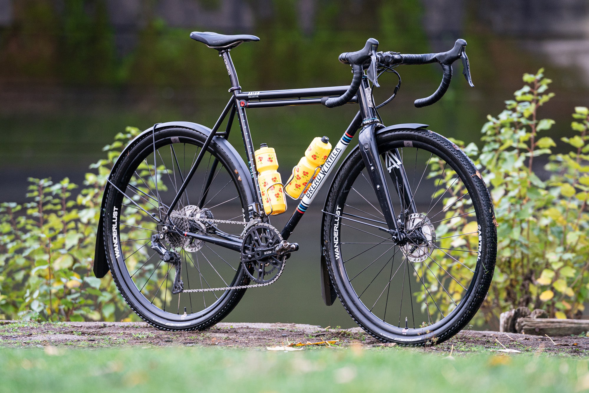 Fenders on Black Bike