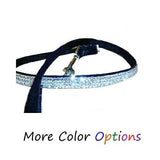 Custom Three Row Crystal Pet Leash - crystal leashes - dog-collar-fancy