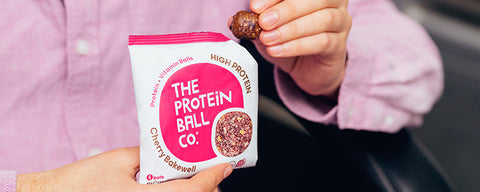 Cherry Bakewell Protein Balls from The Protein Ball Co