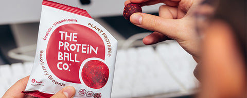 Raspberry Brownie Protein Balls from The Protein Ball Co