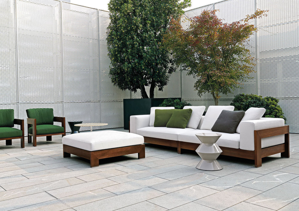 patio couch with ottoman