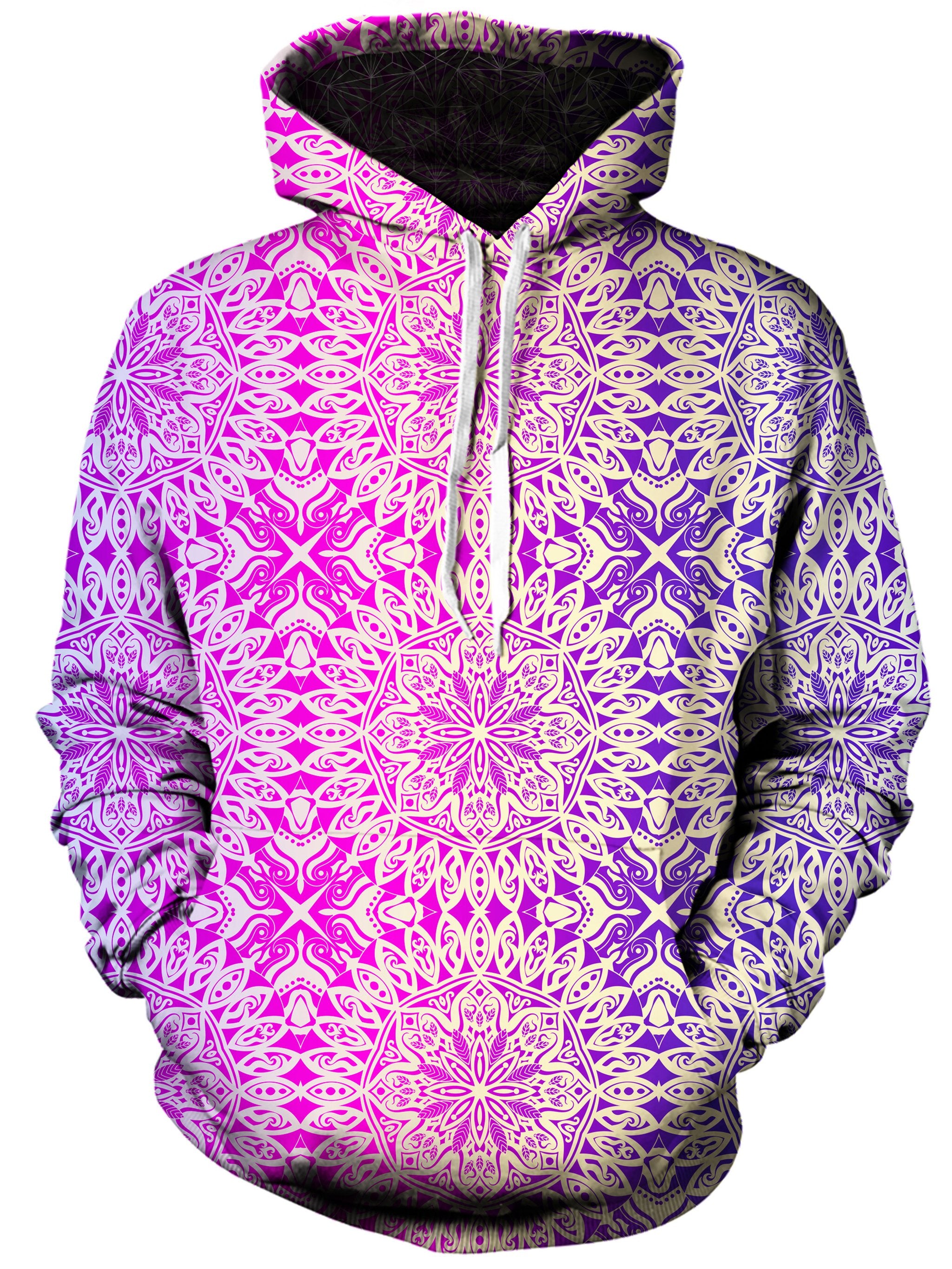 pink and purple hoodie