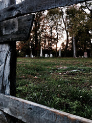 spooky graveyard at Weingarten