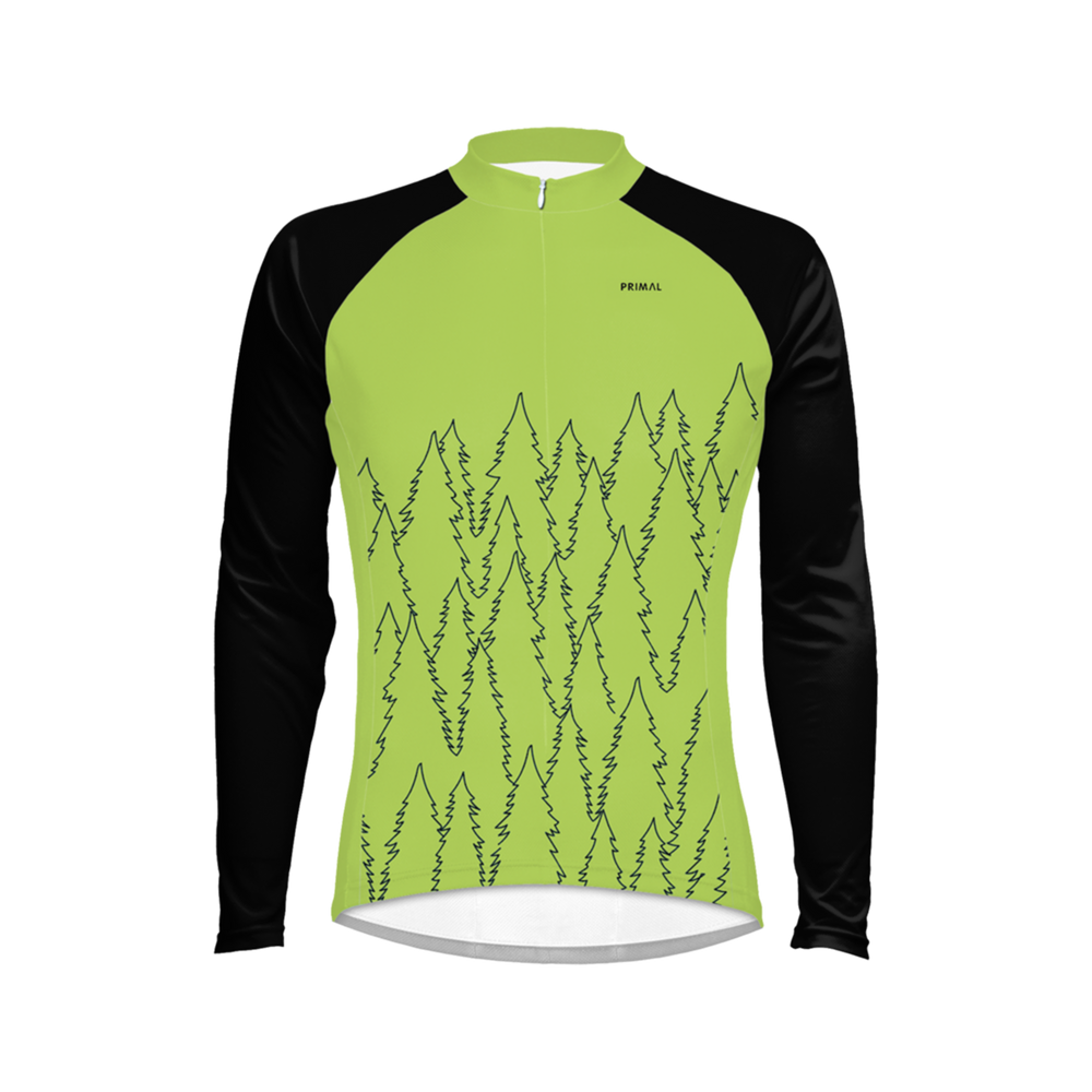 green cycling jersey