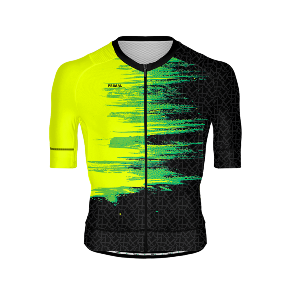 neon cycling jersey