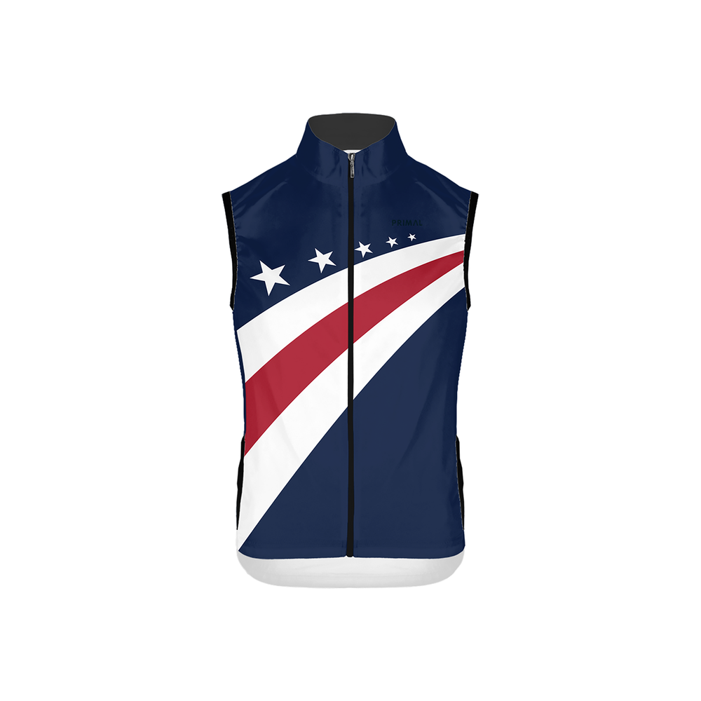 Download USA Cycling Men's Race Cut Wind Vest - Primal Wear