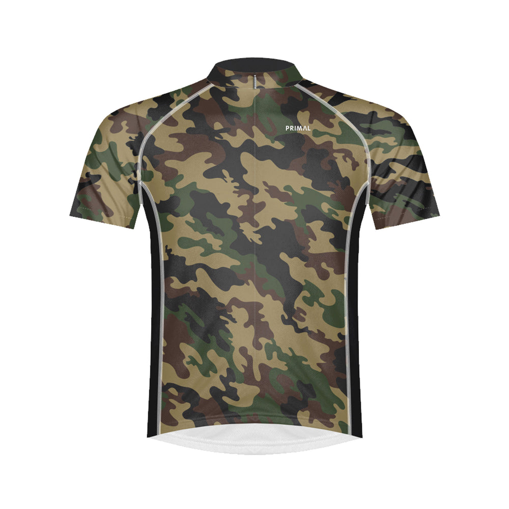 camo cycling jersey