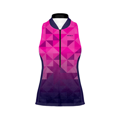 ladies sleeveless cycling jersey