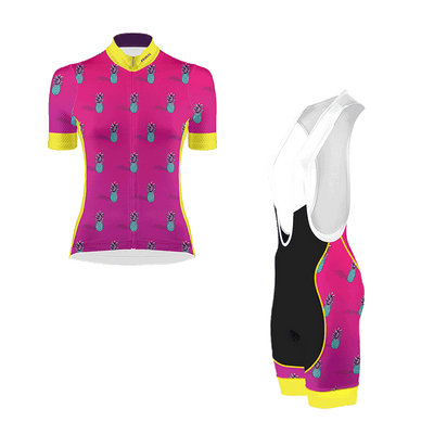 women's cycling jersey and shorts set