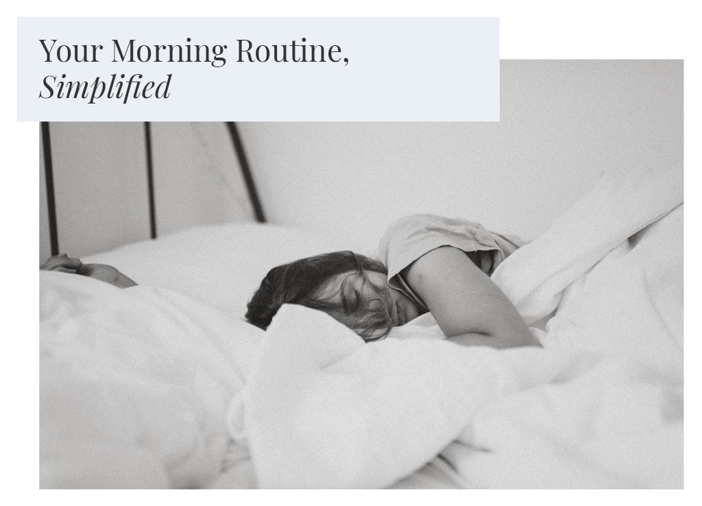 Marie Kondo's morning routine