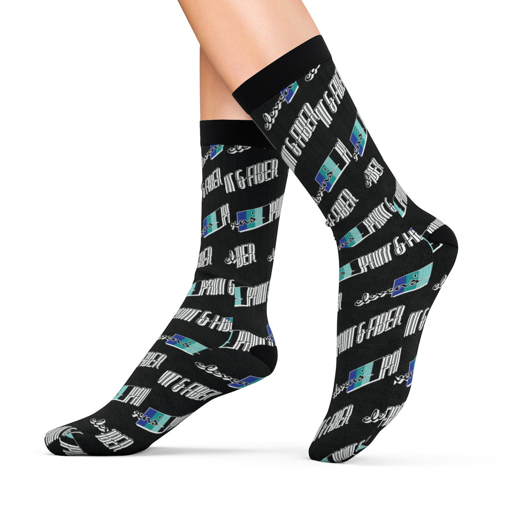 Elevens' Logo Socks - Black – Elevens Paint & Fiber