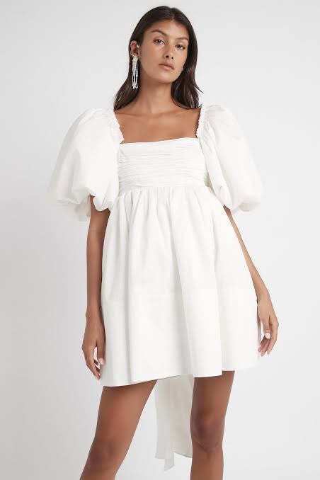 Casa Puff Sleeve Mini Dress