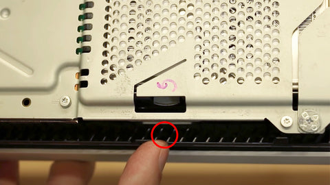 PS4 1000 and 1110 Eject Screw Location