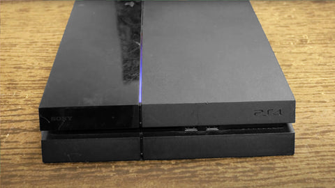 PS4 with Blue Light On