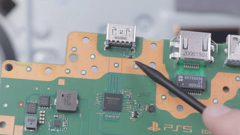 PS5 HDMI Port from inside