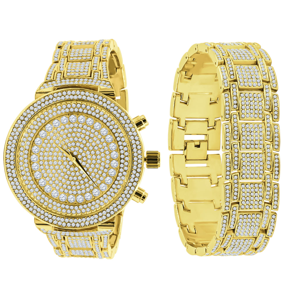 OPULENT ULTRA BLING WATCH SET | 530322 – Watches International, LLC