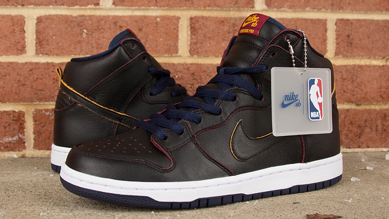 NBA X Nike SB Dunk High Pro Cavs Now Available – Pure Boardshop