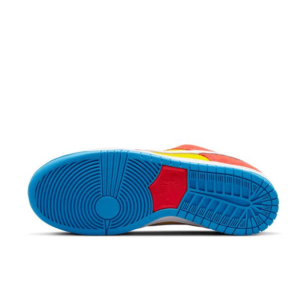 Nike SB Bart Simpsons Dunk Low Pro Habanero Red White Blue Hero BQ6817-602 Pure Boardshop