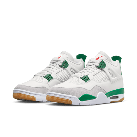 nike sb air jordan 4 retro pine green pure boardshop