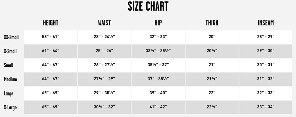 Volcom Size Chart Snowboard Pants