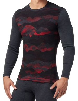 smartwool Men's Classic Thermal Merino Base Layer Crew pure boardshop