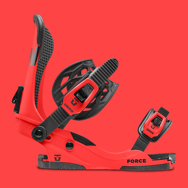 Union Force 5 Pack Snowboard Bindings Red Pure Board Shop