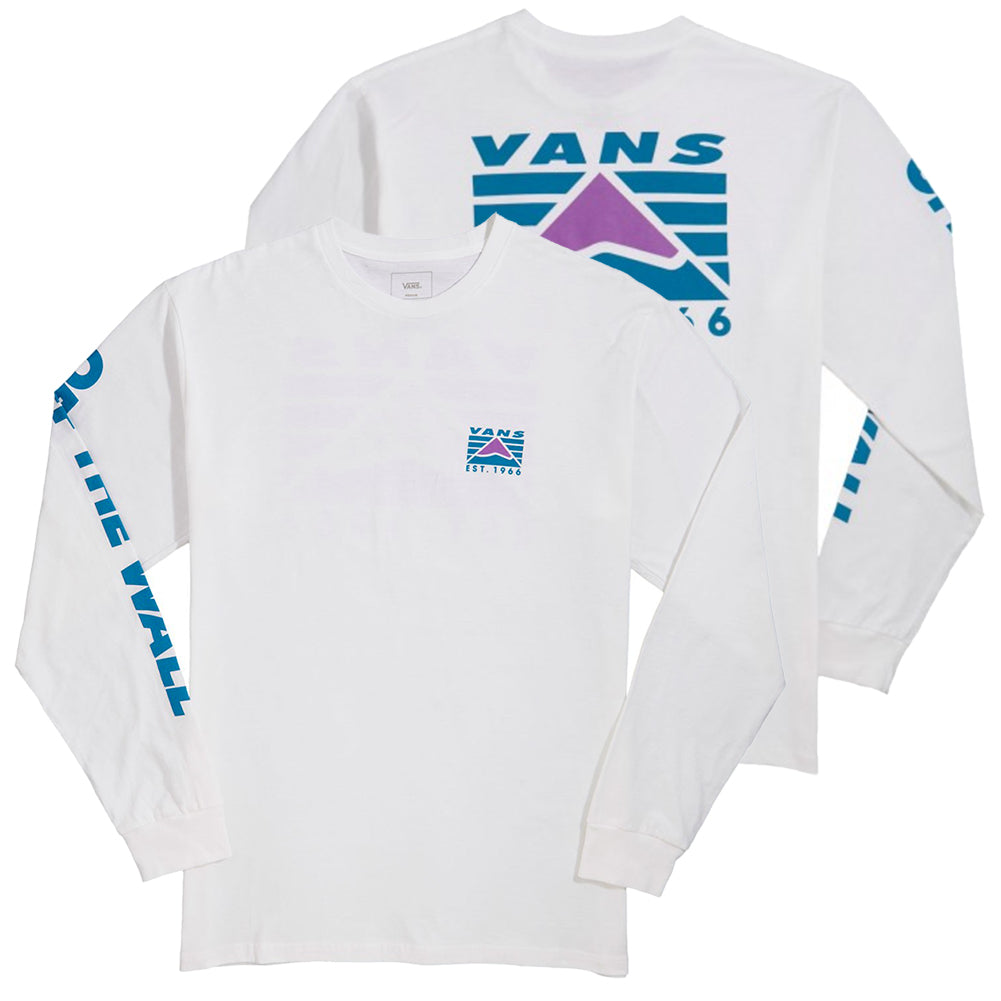 vans long sleeve white top