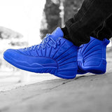 air jordan 12 retro blue suede