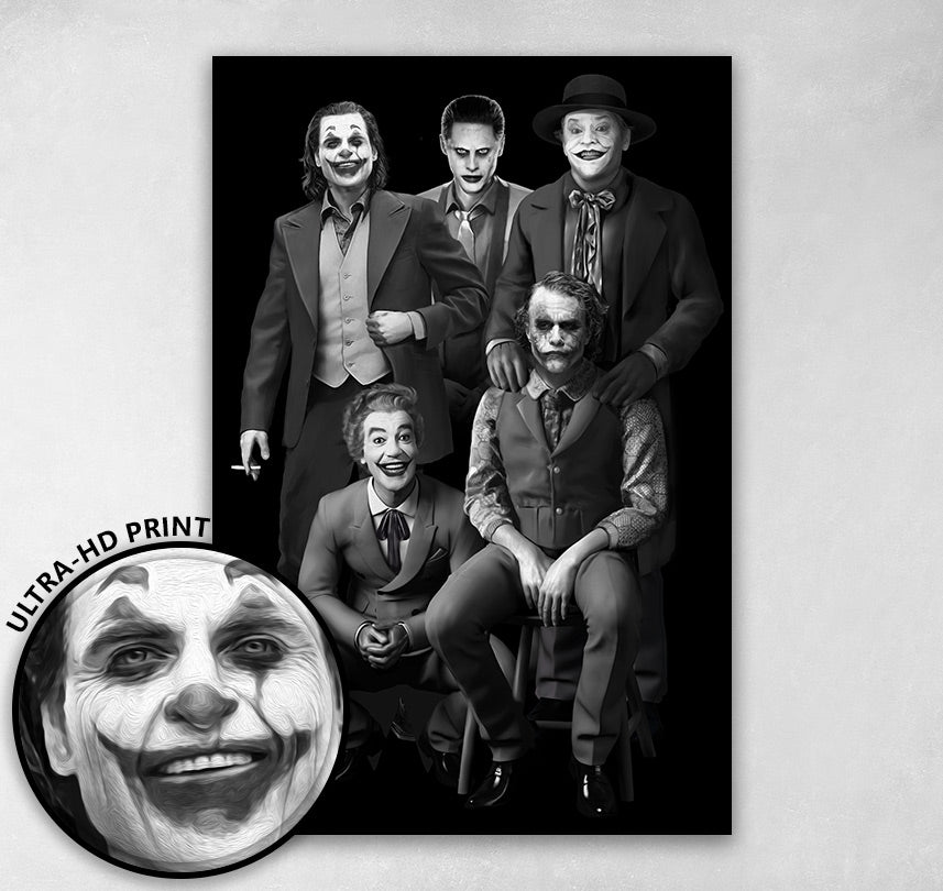 The Jokers No Animated All Together Group Picture Wall Art Posters Threadfox