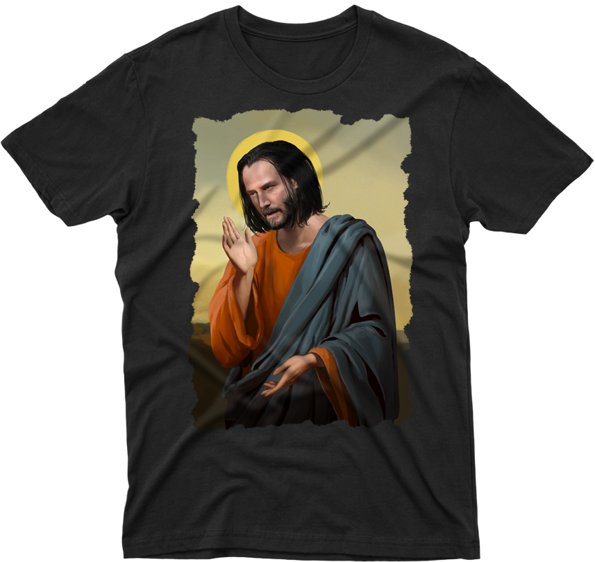 Keanu Reeves Jesus Renaissance Art Shirt | Threadfox