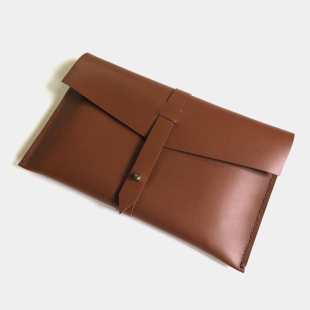 leather envelope purse