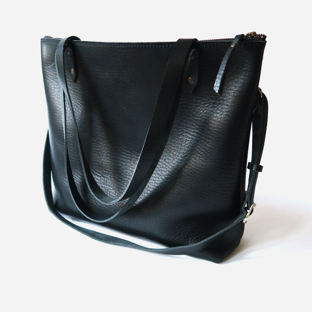 tote with crossbody strap