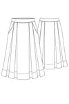 Skirt Rimini / Pleats