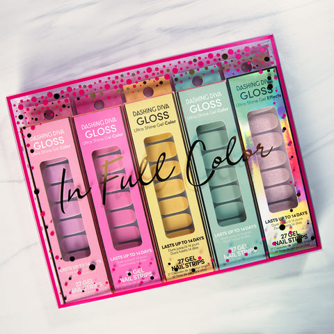 Dashing Diva In Full Color Spring assorted GLOSS Color gift set