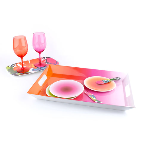 French Bull Gala Multicolor Paddle Cutting Board - 14 in