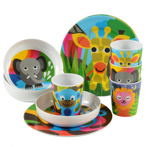 Jungle Kids Plate Set - French Bull