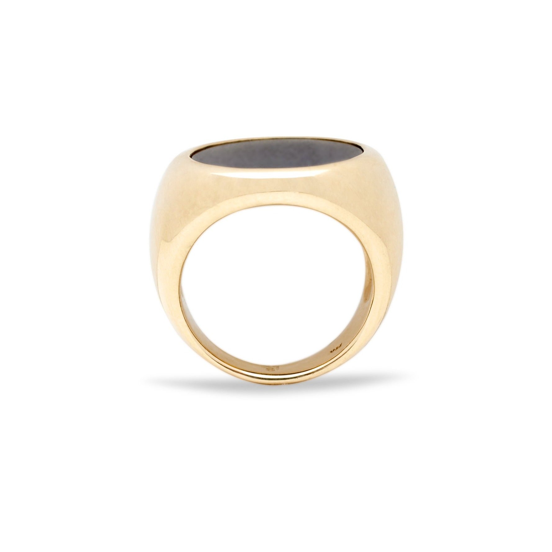 The Onyx Tablet Ring in Gold