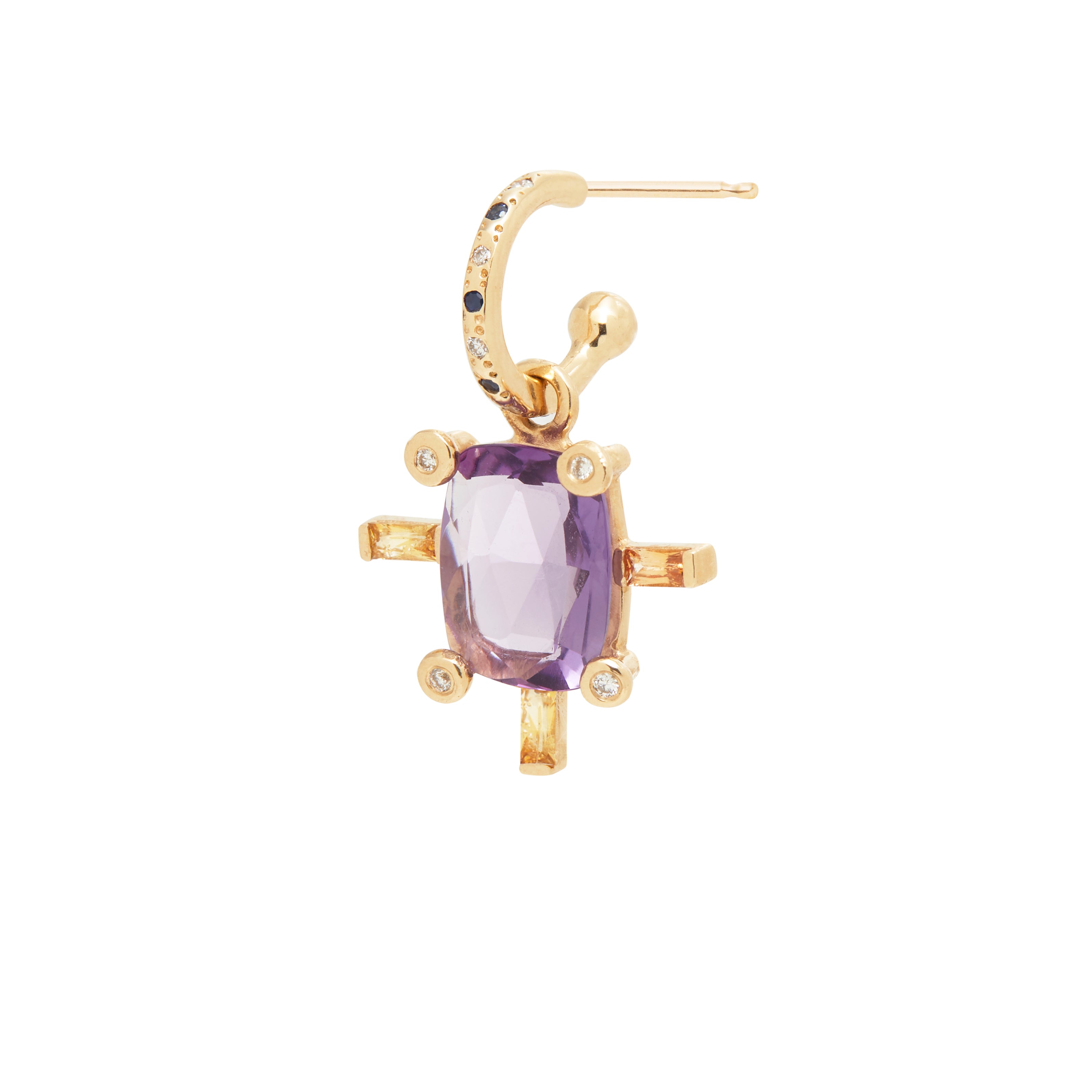 Juno Earring with Amethyst