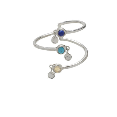 Scosha | Memory Ring in Gold with Sapphire